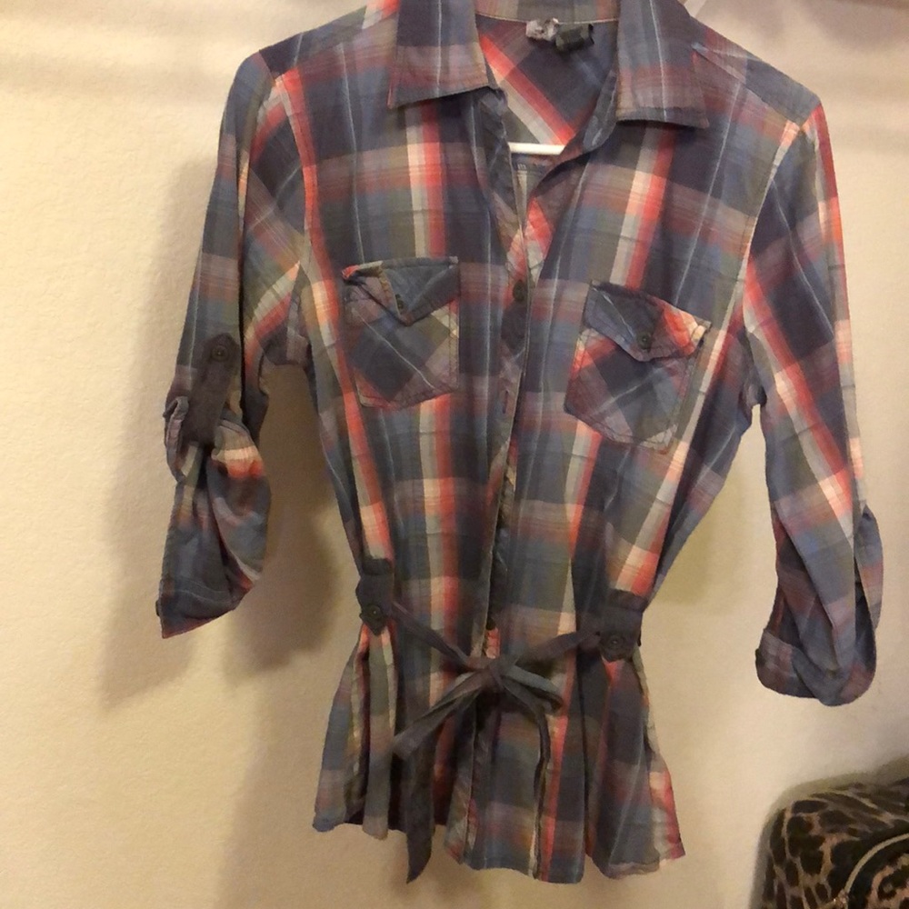 Button up Buckle Shirt